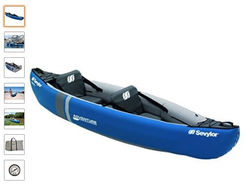Sevylor Canoa Adventure: asientos ergonómicos y quilla direccional